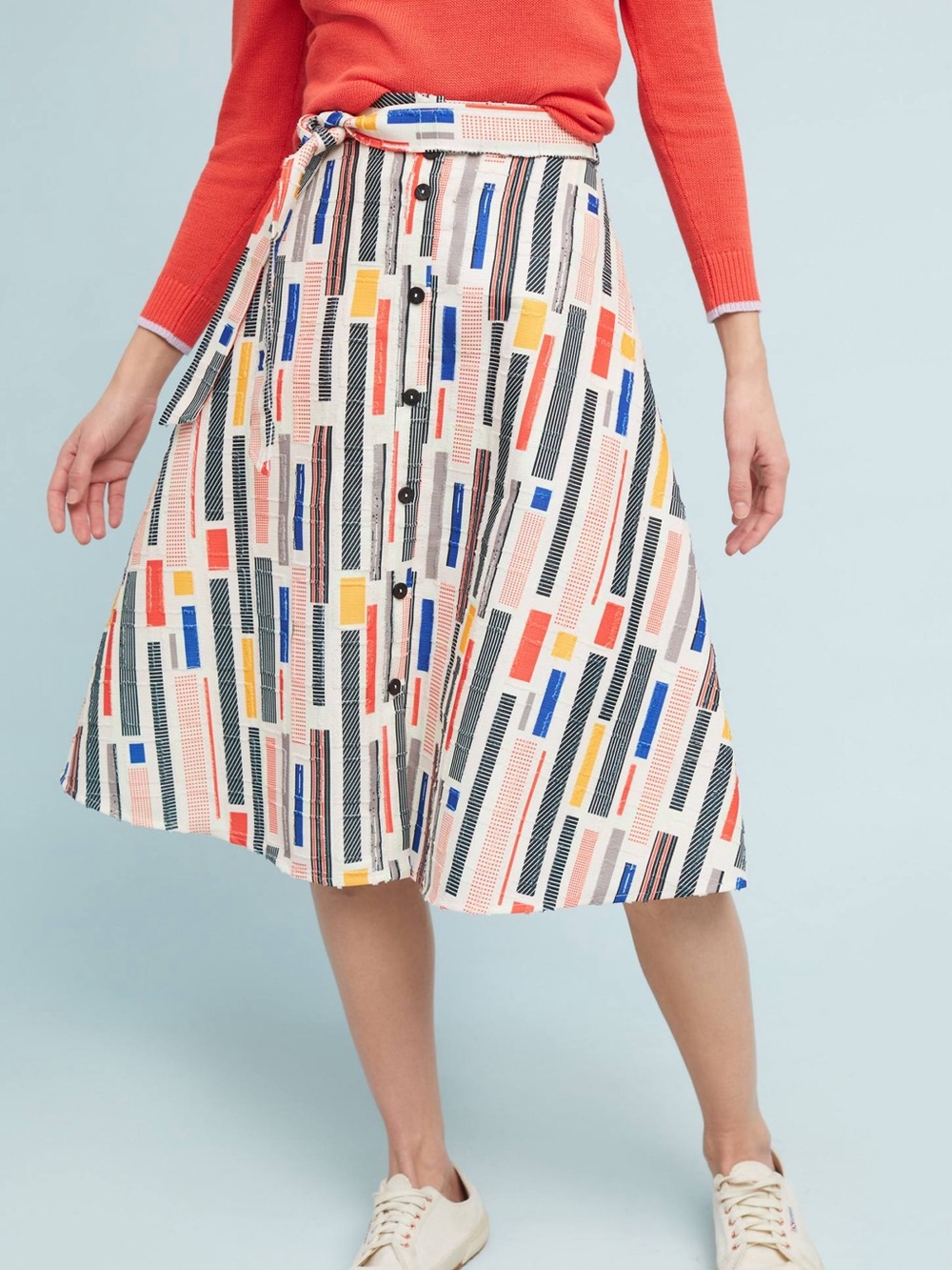 Anthropology Size 8 Raw Hem Willem Skirt